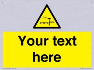 Custom warning water cannon